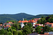 Blick auf das Zella-Mehliser Rathaus